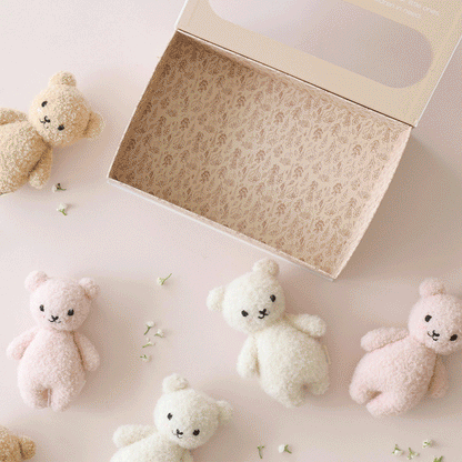 Baby bouclé bear (ivory)