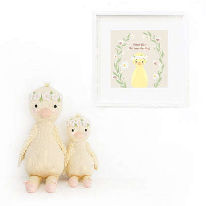 Flora the duckling (mauve)